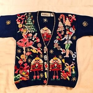 Vintage Bellepointe Holiday Nutcracker Sweater